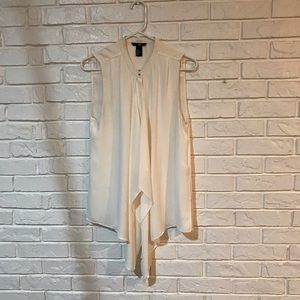 H&M cream blouse